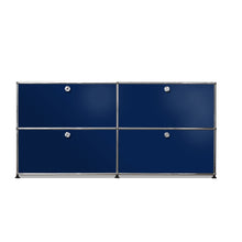 Lade das Bild in den Galerie-Viewer, USM Haller Sideboard M mit vier Klapptüren B1523 x H740 x T373mm
