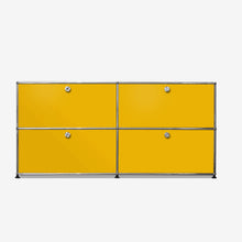 Load the image into the gallery viewer, USM Haller Sideboard M mit vier Klapptüren B1523 x H740 x T373mm
