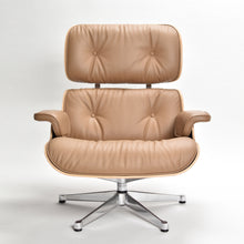 Load the image into the gallery viewer, Vitra Lounge Chair &amp; Ottoman XL (neue Maße) Palisander, Leder Caramel
