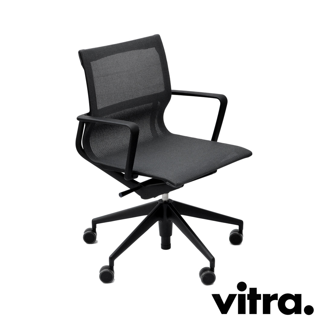 Vitra Physix TrioKnit Bürostuhl, höhenverstellbar mit Rollen