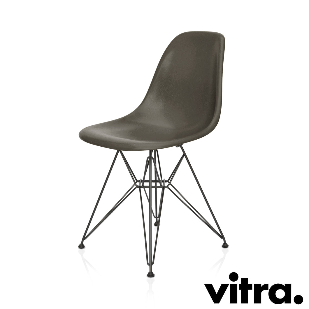 vitra Eames Fiberglass Side Chair DSR, Untergestell schwarz & weitere Farben